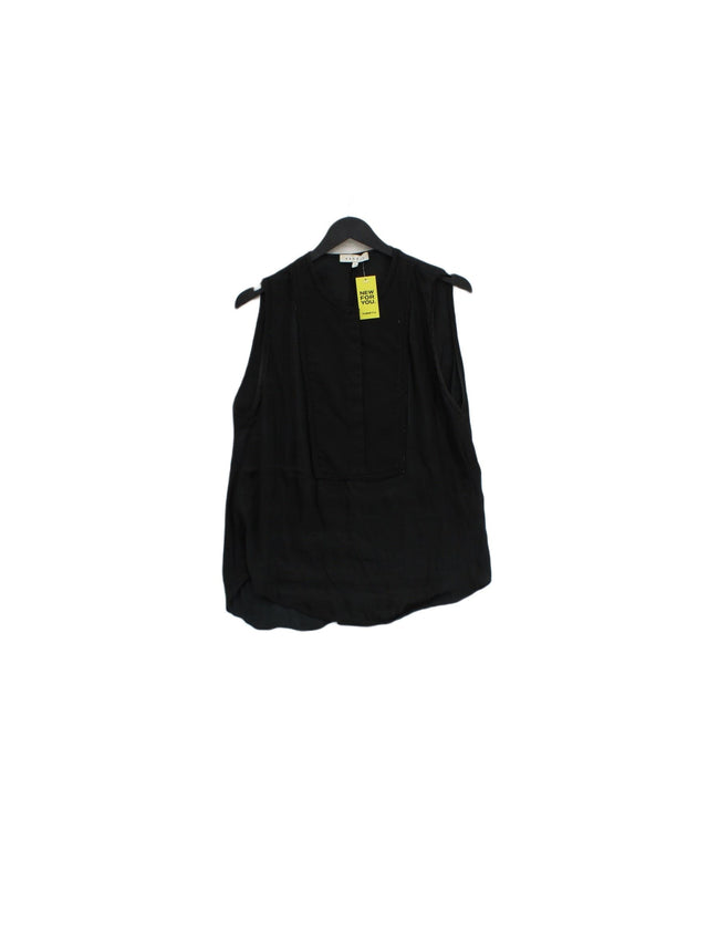 Sandro Women's T-Shirt M Black Viscose with Acrylic, Cotton