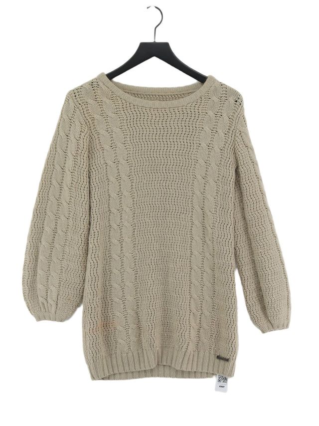 Pepe Jeans Women's Jumper XS Tan Acrylic with Wool
