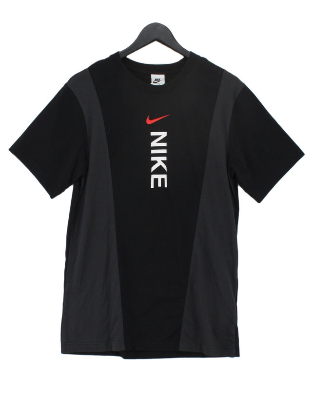 Nike Men's T-Shirt S Black 100% Cotton