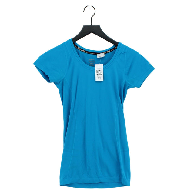 Reebok Women's T-Shirt XS Blue Nylon with Polyamide