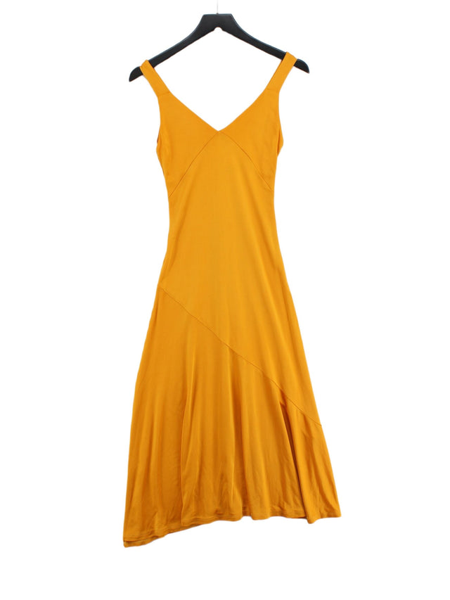 & Other Stories Women's Maxi Dress UK 6 Orange 100% Viscose
