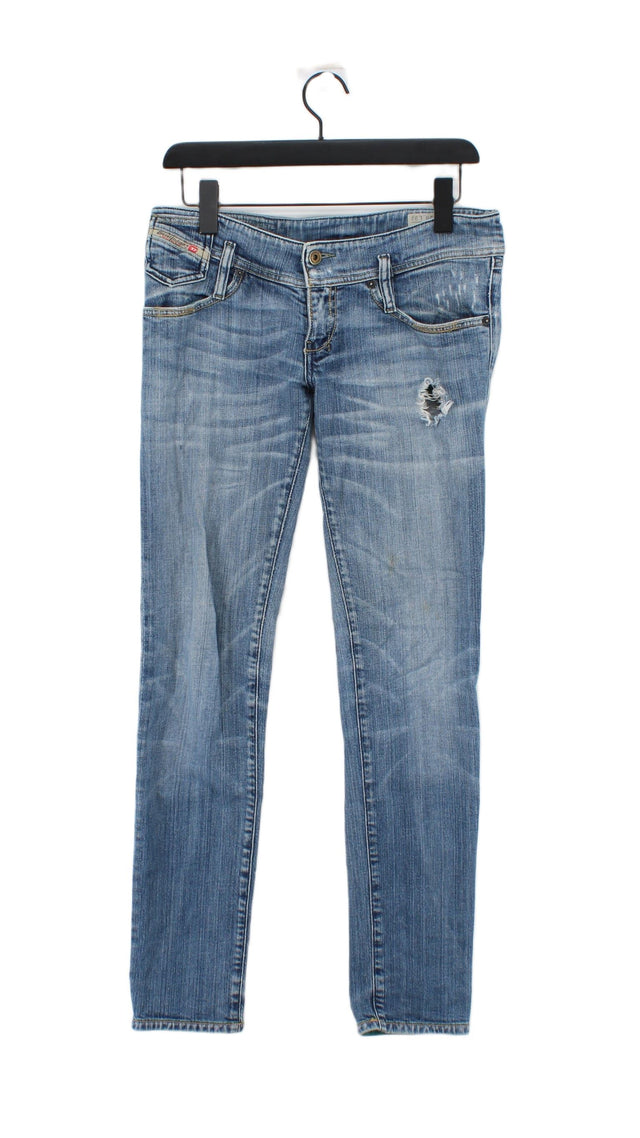 Diesel Men's Jeans W 29 in; L 32 in Blue Cotton with Elastane