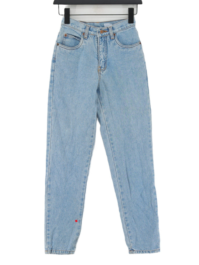 Vintage Women's Jeans W 24 in Blue 100% Cotton