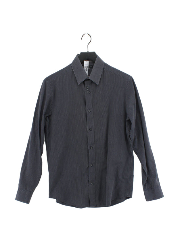 Celio Men's Shirt M Blue Cotton with Polyester