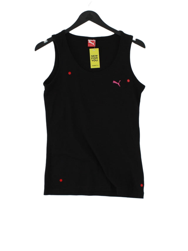 Puma Women's T-Shirt S Black 100% Polyester