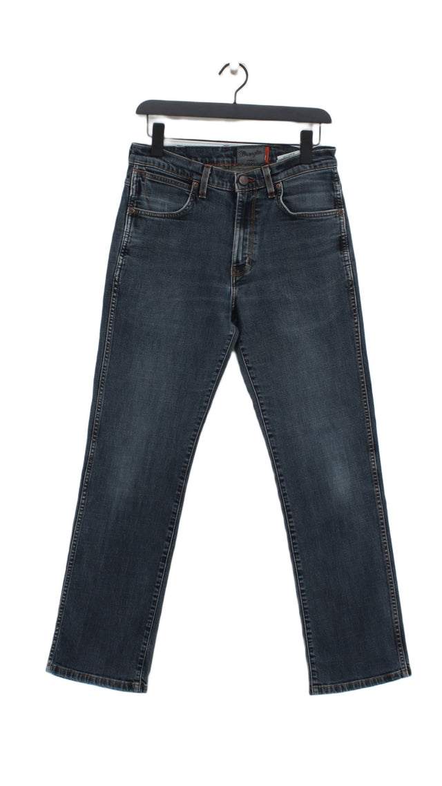Wrangler Men's Jeans W 32 in; L 32 in Blue Cotton with Elastane