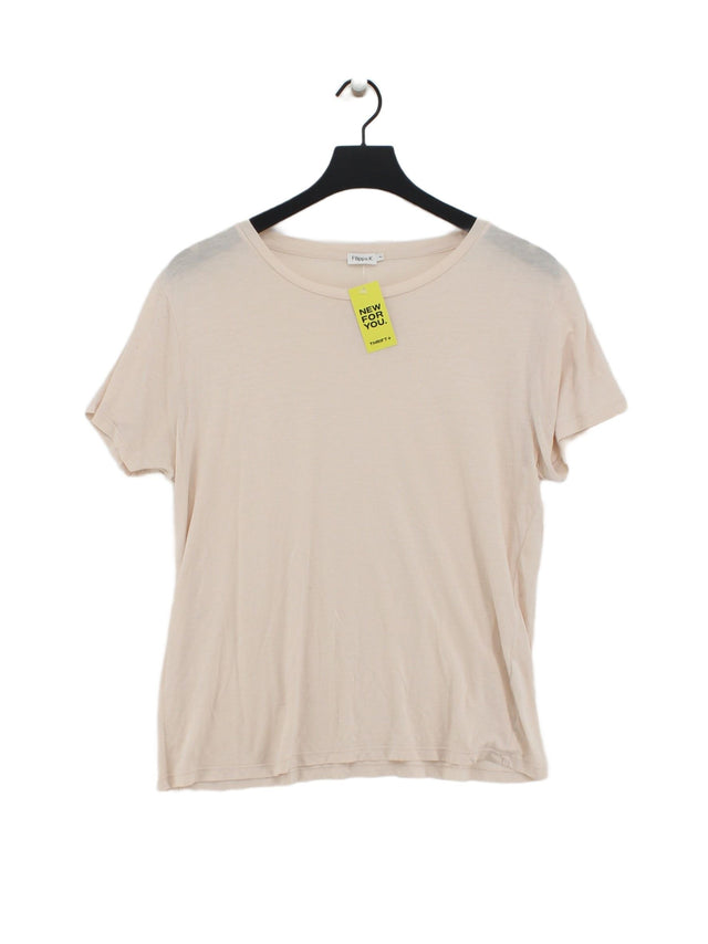 Filippa K Women's T-Shirt XL Cream 100% Other