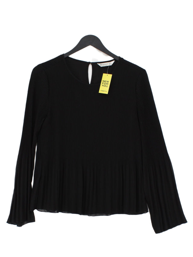 Stradivarius Women's Top S Black 100% Other