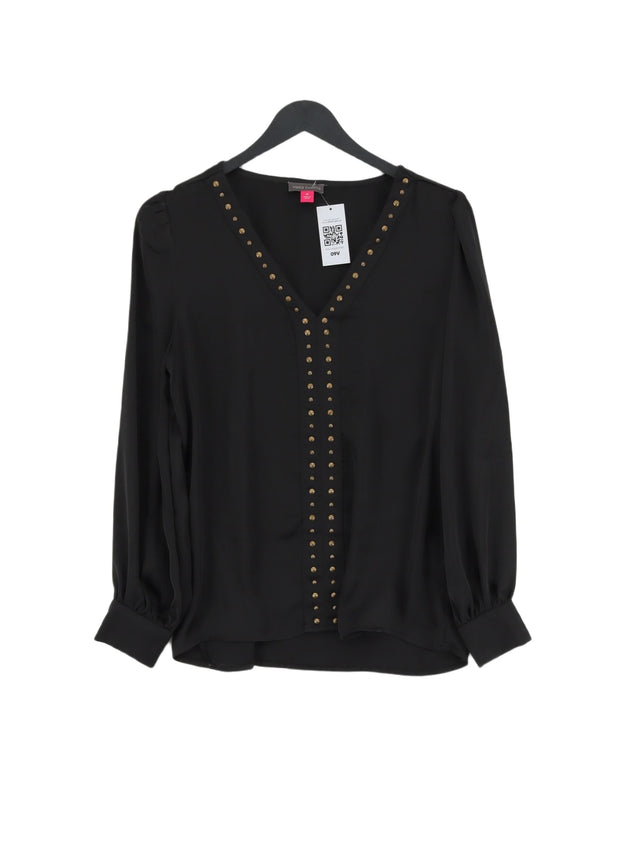 Vince Camuto Women's Blouse XS Black 100% Polyester