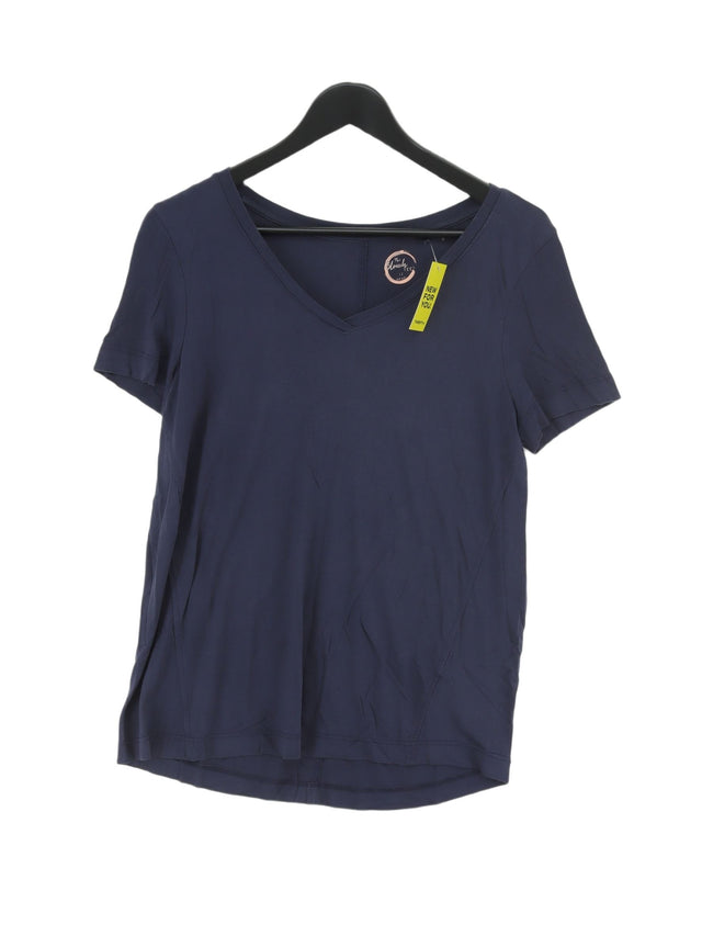 Next Women's T-Shirt UK 12 Blue 100% Viscose