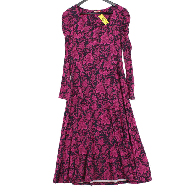 Joe Browns Women's Maxi Dress UK 8 Pink Viscose with Elastane