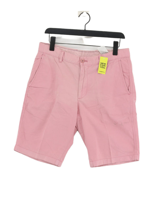 Uniqlo Women's Shorts M Pink 100% Cotton