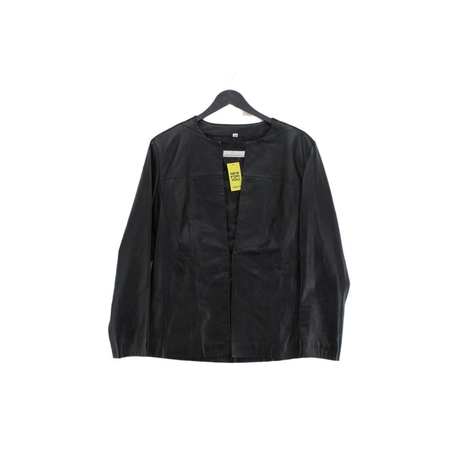 Elements/amanda Wakeley Women's Jacket UK 12 Black 100% Leather