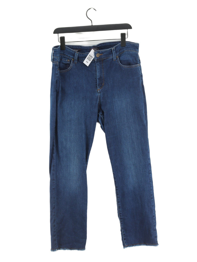 NYDJ Women's Jeans UK 14 Blue Cotton with Elastane, Lyocell Modal, Polyester