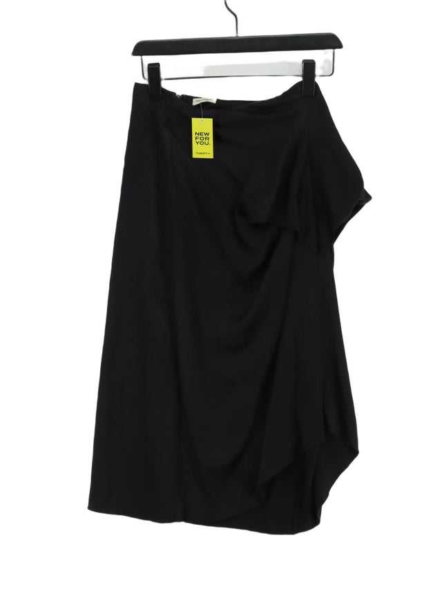 By Malene Birger Women's Midi Skirt UK 4 Black 100% Viscose
