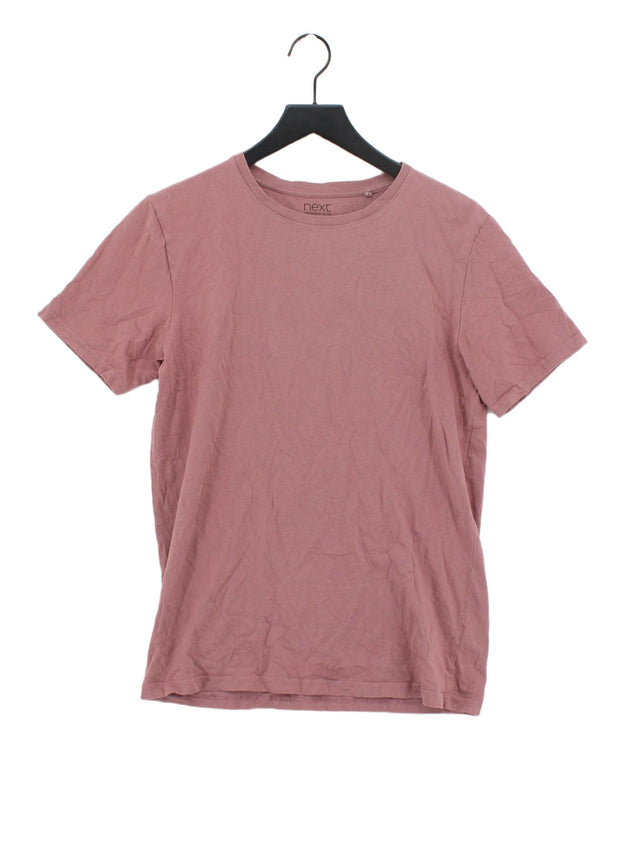 Next Women's T-Shirt M Pink 100% Cotton