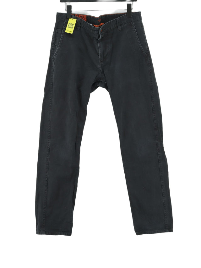 DOCKERS Men's Jeans W 34 in; L 34 in Black 100% Cotton