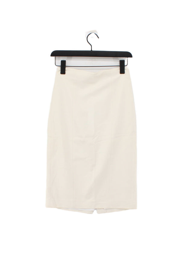 Banana Republic Women's Midi Skirt W 26 in Cream