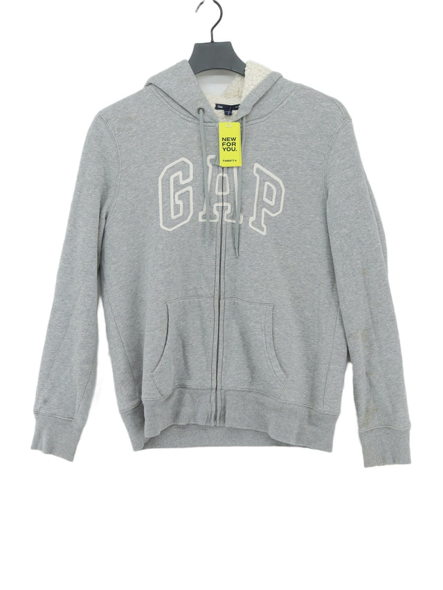 Gap Men's Hoodie M Grey 100% Polyester