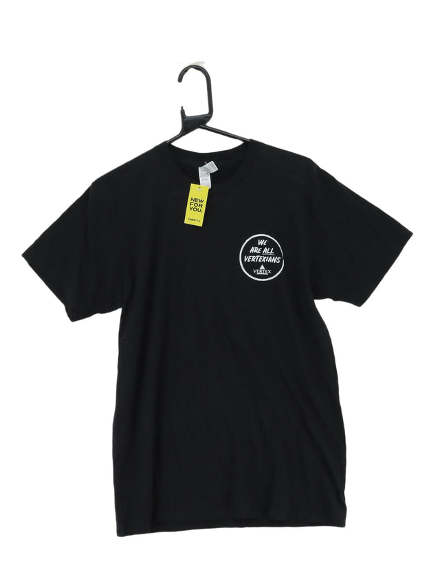 Vintage American Apparel Men's T-Shirt M Black 100% Cotton