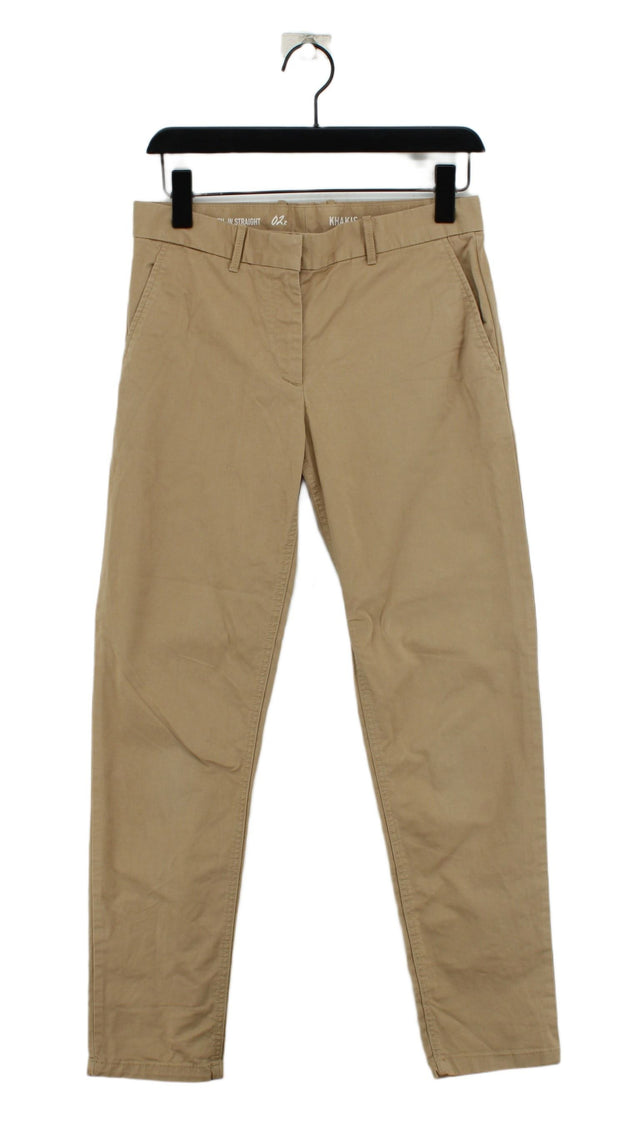 Gap Women's Trousers W 30 in Tan Cotton with Elastane, Spandex