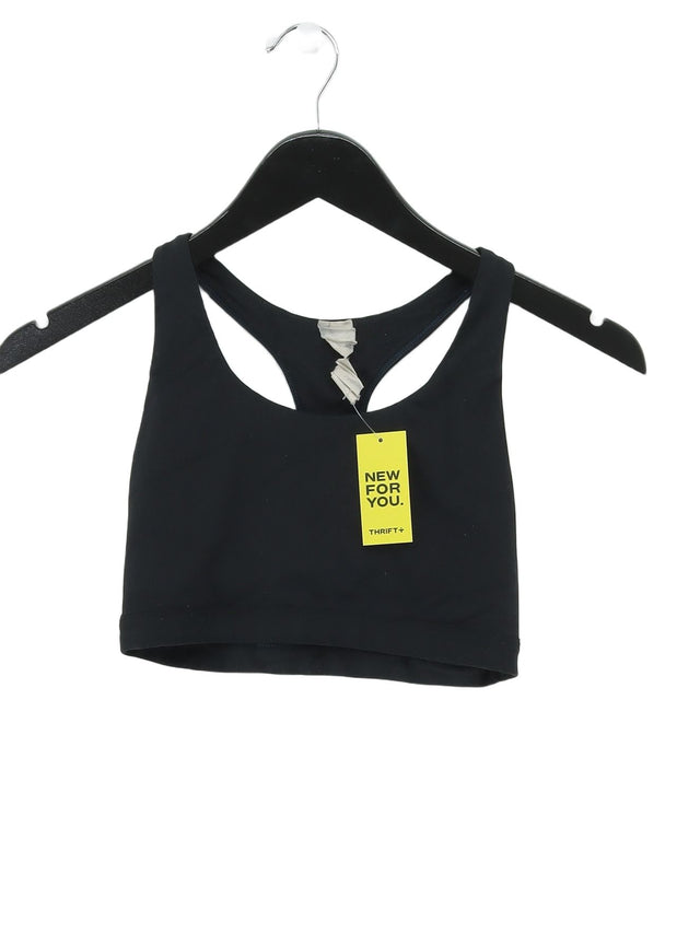 Fabletics Women's T-Shirt XXS Black Polyester with Elastane, Nylon