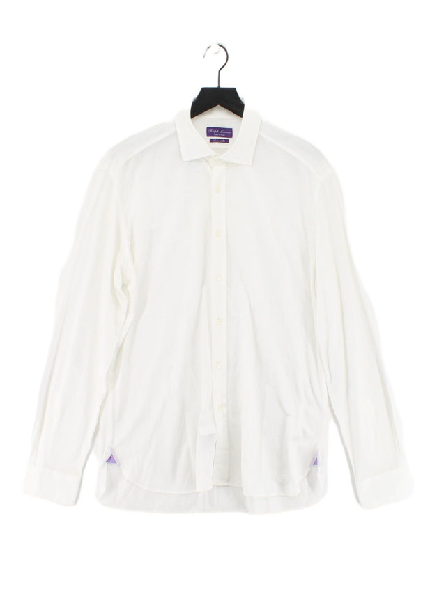 Ralph Lauren Women's Midi Dress XL White 100% Cotton