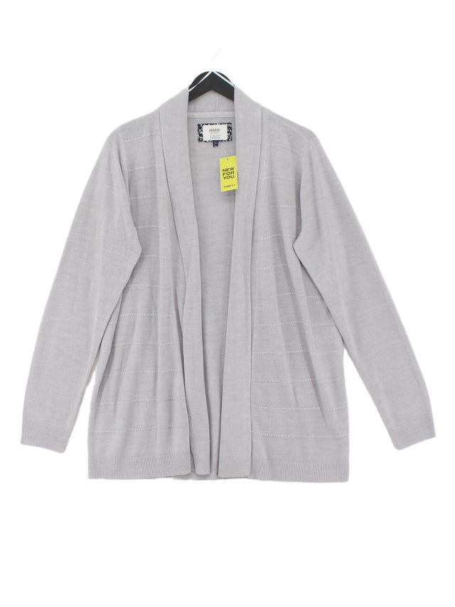Maine Women's Cardigan UK 16 Grey 100% Acrylic