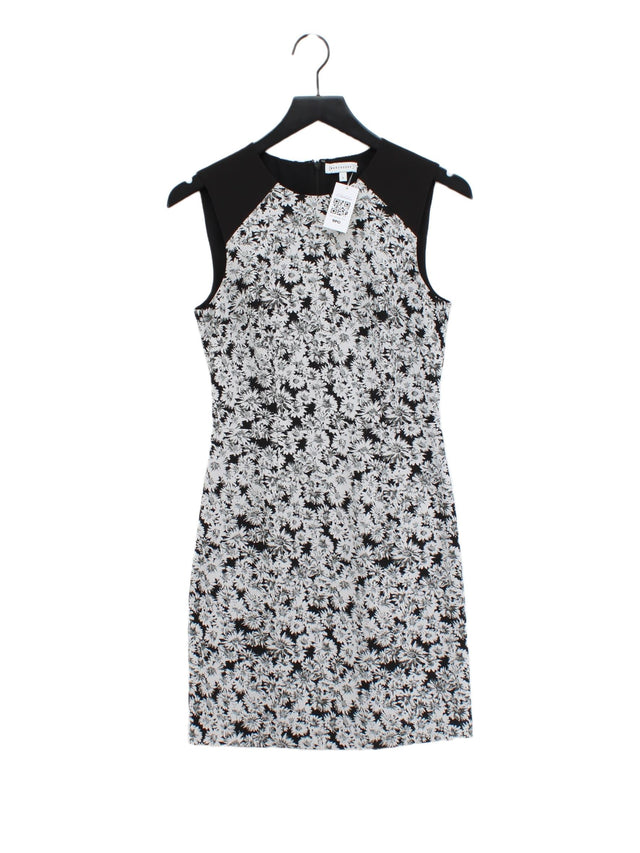 Warehouse Women's Midi Dress UK 8 White Polyester with Elastane