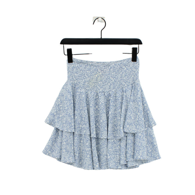 Joe Browns Women's Midi Skirt UK 8 Blue 100% Polyester