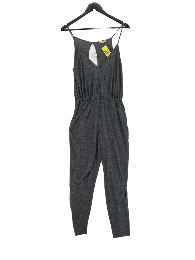 Silence + Noise Women's Jumpsuit S Grey Polyester with Rayon