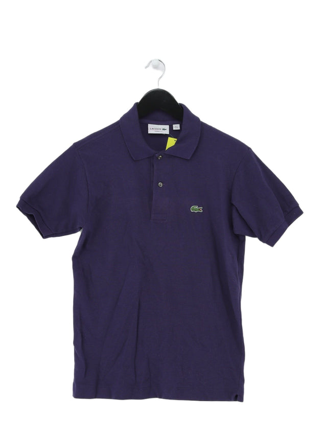 Lacoste Men's Polo XS Purple 100% Cotton