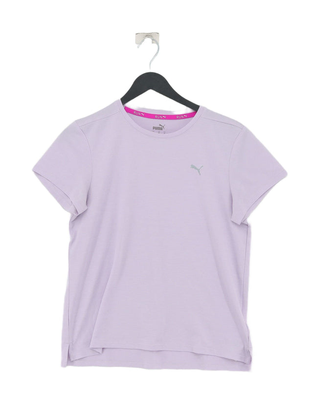 Puma Women's T-Shirt M Purple 100% Other