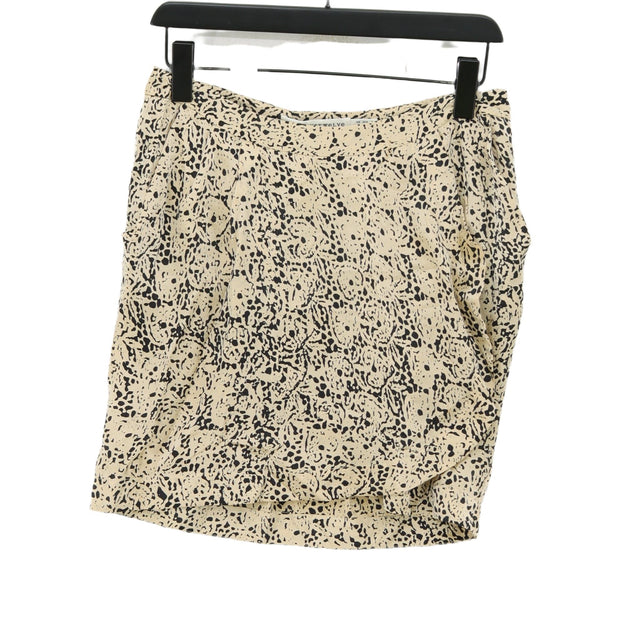 Twenty8twelve Women's Midi Skirt UK 10 Tan 100% Silk
