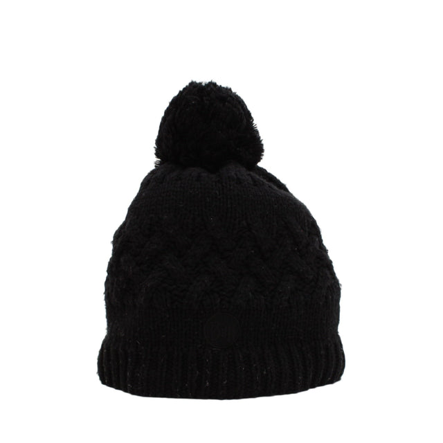 Buff Men's Hat Black Acrylic with Polyester