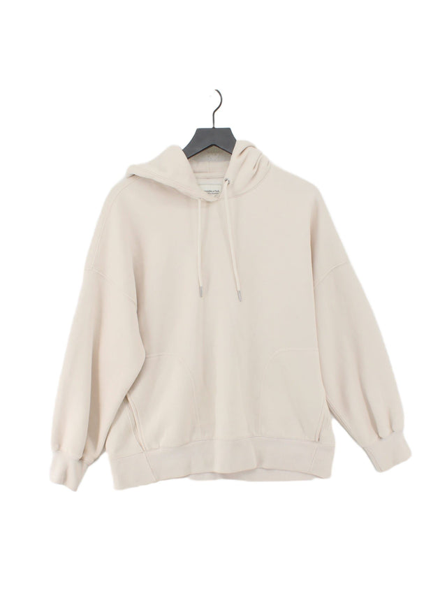 Abercrombie & Fitch Women's Hoodie S Cream 100% Other