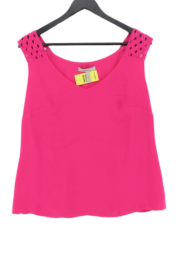 Pepperberry Women's Top UK 14 Pink 100% Polyester