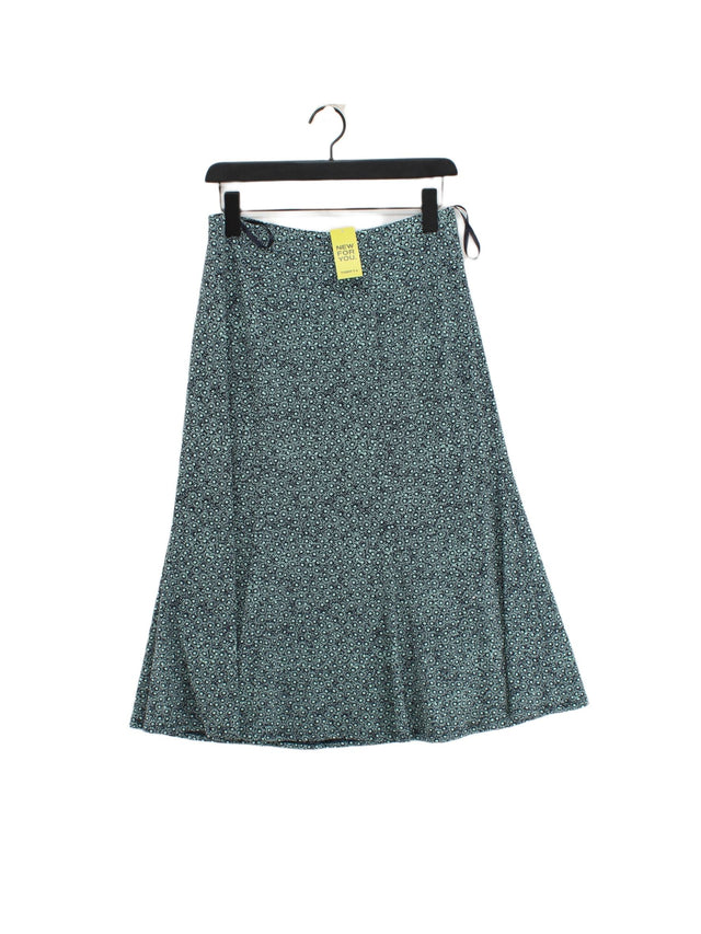 Viyella Women's Midi Skirt S Blue 100% Polyester