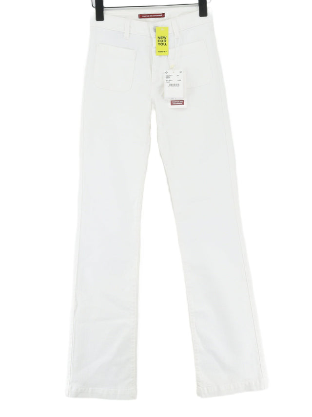 Comptoir Des Cotonniers Women's Jeans W 34 in White Cotton with Elastane