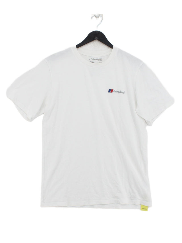Berghaus Men's T-Shirt L White 100% Cotton