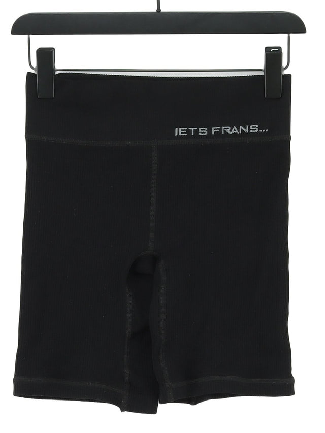 Iets Frans Women's Shorts S Black Polyamide with Elastane
