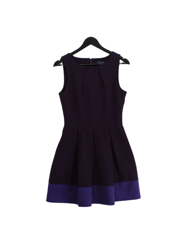 Closet Women's Midi Dress UK 10 Purple Polyester with Elastane