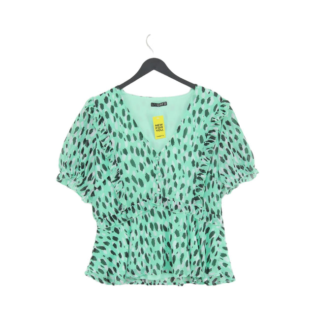 Quiz Women's Blouse UK 18 Green 100% Polyester