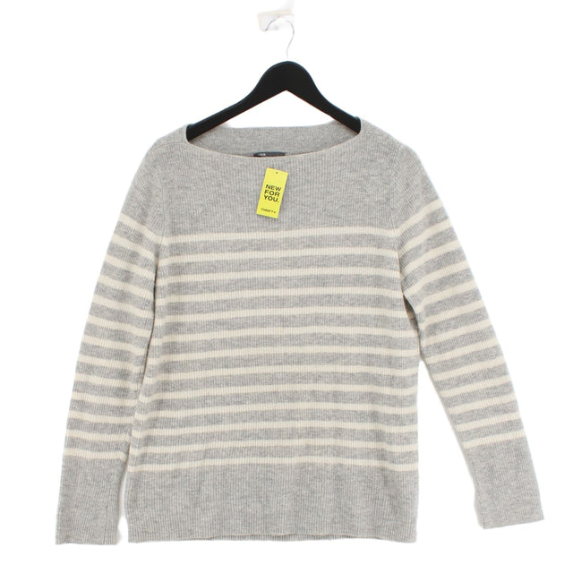 Vince Women's Jumper L Grey 100% Cashmere