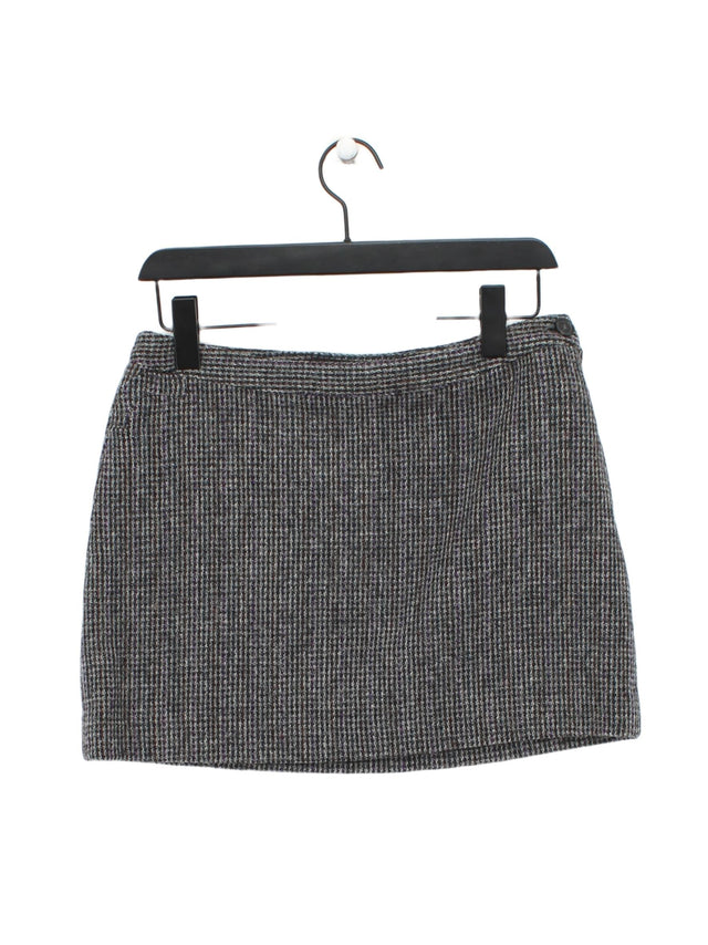 A.P.C. Women's Midi Skirt M Grey Wool with Viscose