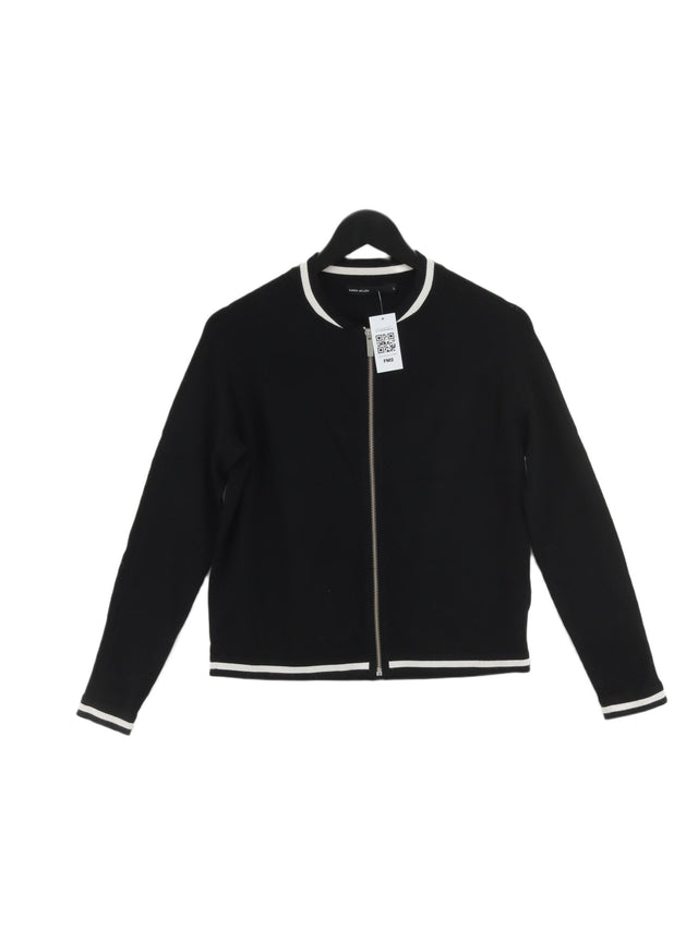 Karen Millen Women's Jacket L Black Polyester with Elastane, Polyamide