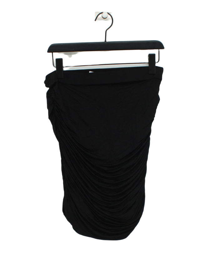 Ninety Percent Women's Midi Skirt S Black 100% Other