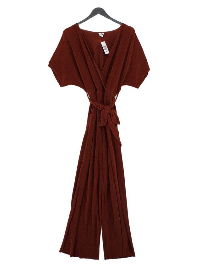 & Other Stories Women's Maxi Dress UK 6 Brown 100% Polyester