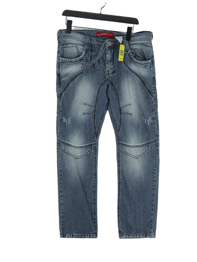 Vintage Men's Jeans W 34 in Blue 100% Cotton