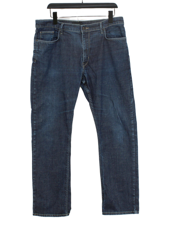Autograph Men's Jeans W 36 in; L 31 in Blue Cotton with Elastane, Polyester